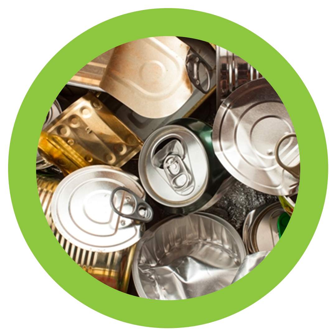 Vyprázdněné plechovky