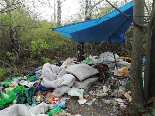 Ilustrace černé skládky